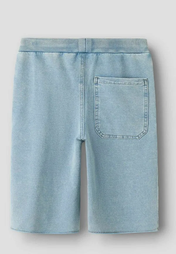 Шорты, джинсовые шорты, модель «скейтерский крой» Name It, Light Blue Denim — фото 2
