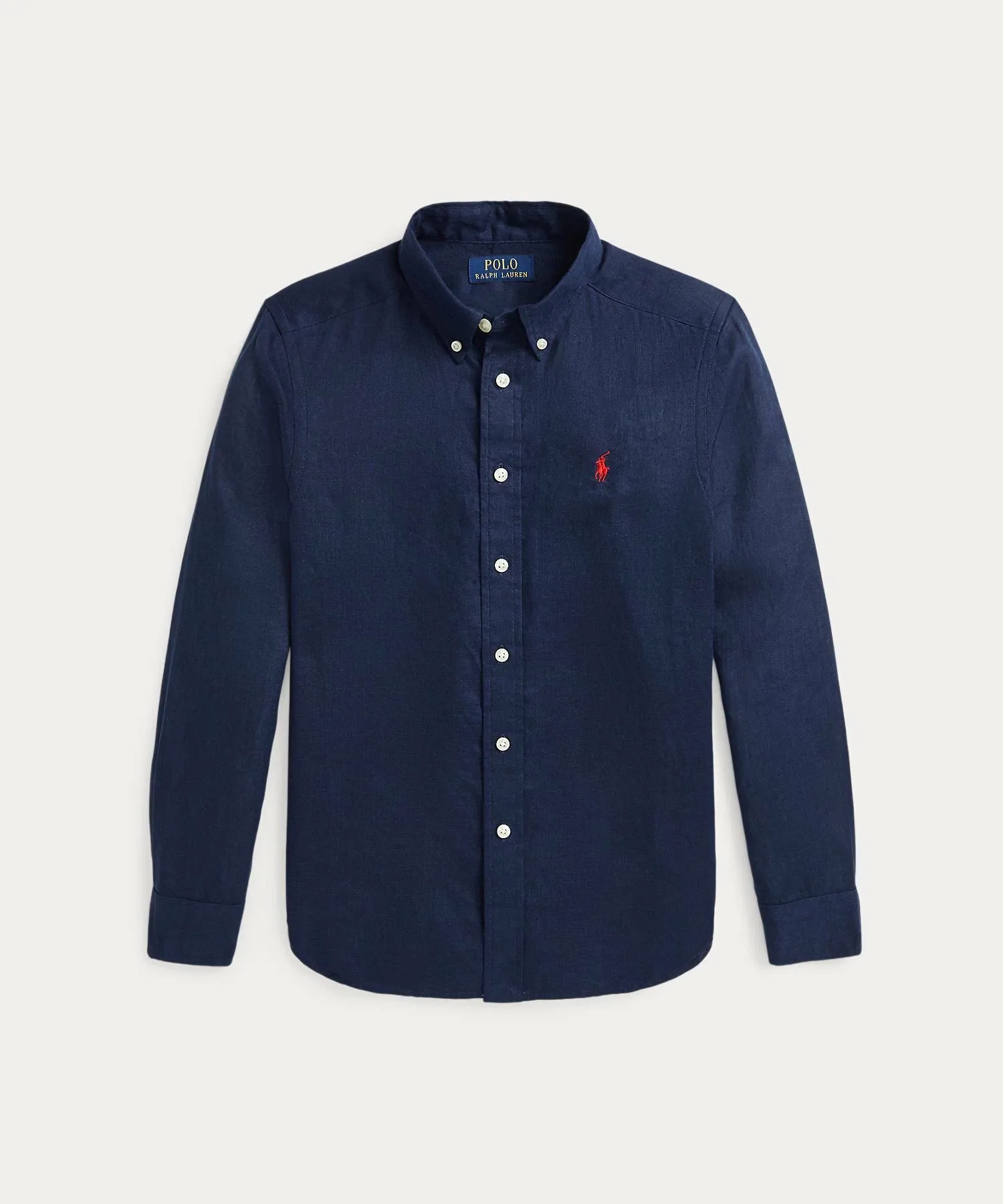 Льняная рубашка (Для мальчиков 8-20 лет) Polo Ralph Lauren, 410 Navy
