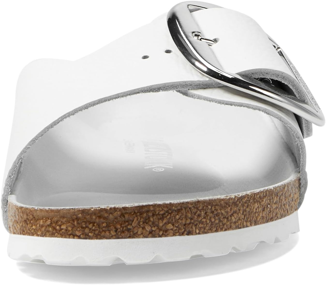 Сандалии Birkenstock Madrid Big Buckle - Leather, White Leather — фото 2