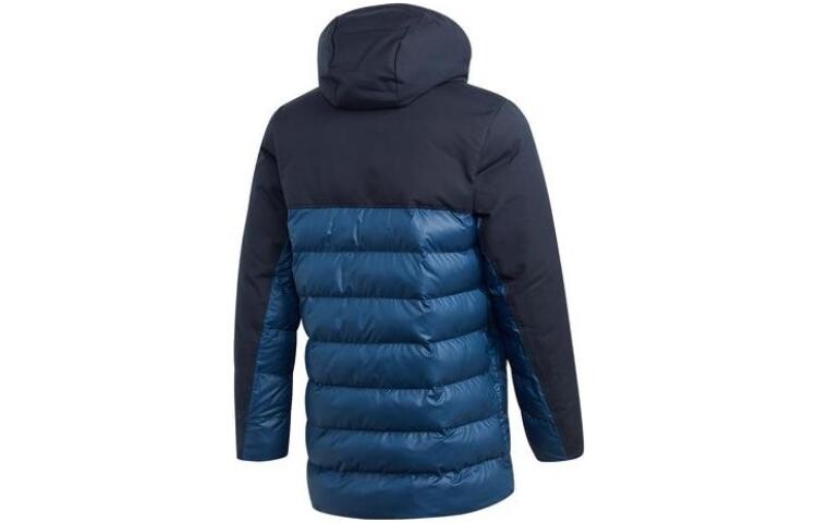 Стеганая куртка Бавария Мюнхен Мужская синяя Adidas, синий — фото 2