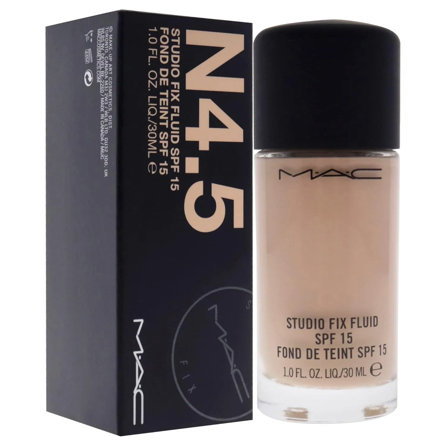 Тональный крем Liquid Foundation, MAC, 30 мл, N4.5 — фото 3