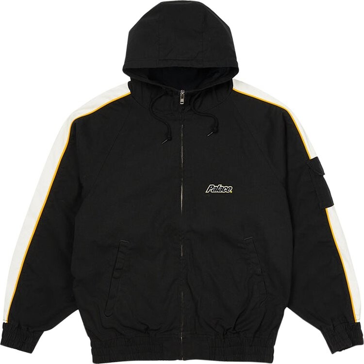 

Куртка Palace Lowercase Hooded Cotton Jacket 'Black/White', черный