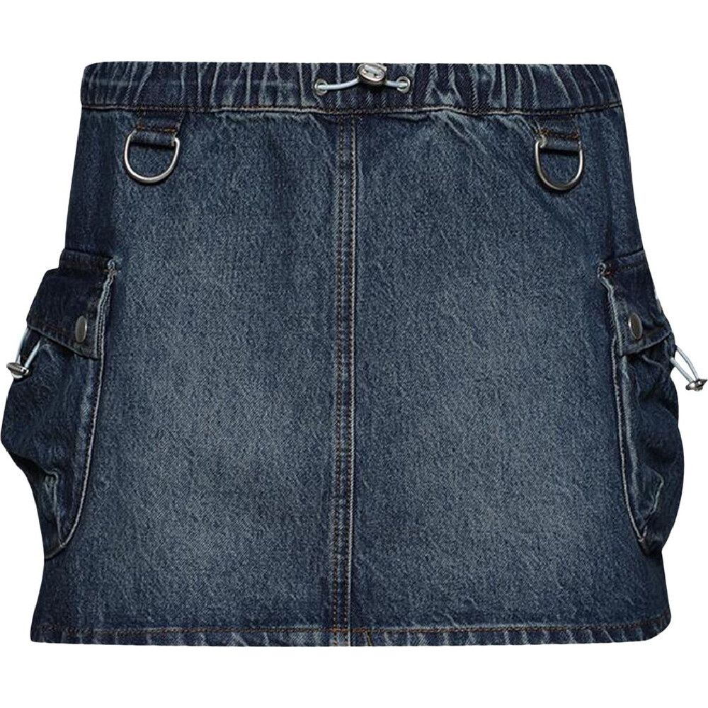

Юбка Coperni Denim Cargo, темно-синий