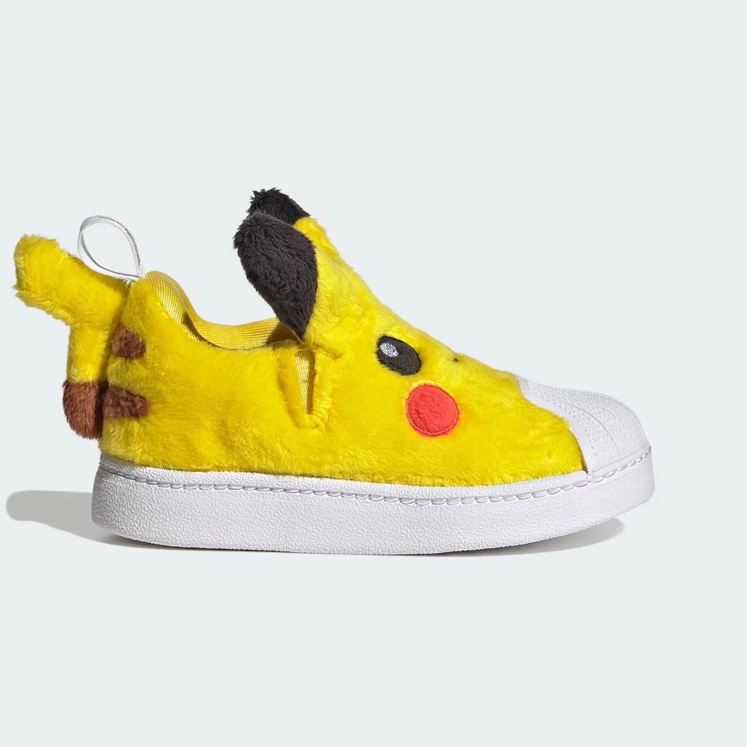Детские кроссовки на резинке Pokémon SUPERSTAR QUICKON Adidas Originals, желтый/черный/белый
