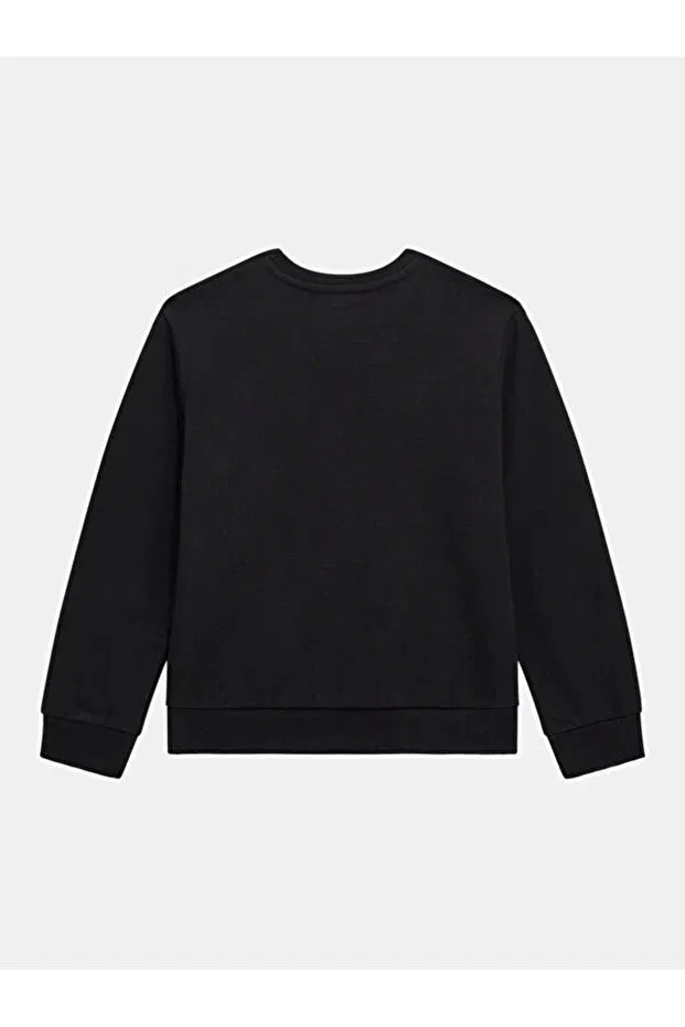 Детское худи для мальчиков с принтом French Boy's Sweatshirt Guess, Black — фото 2