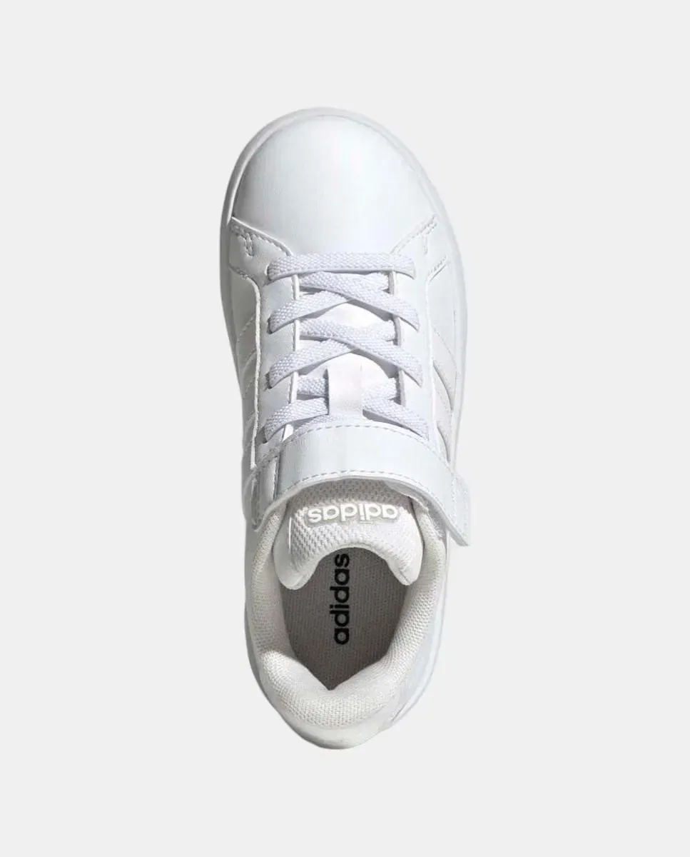 Детские кроссовки для мальчиков Grand Court 3.0 El C Blanco adidas, Blanco — фото 2