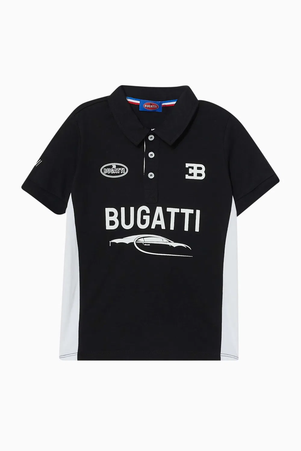 Футболка поло хлопковая Bugatti Junior, черный