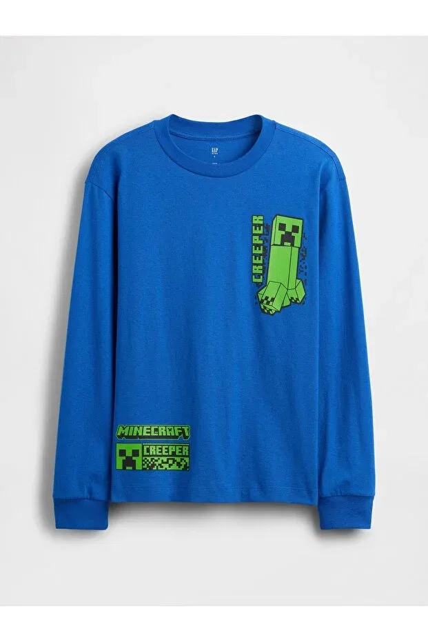 Детские свитшот для мальчиков с принтом Relaxed Fit Gap, Blue