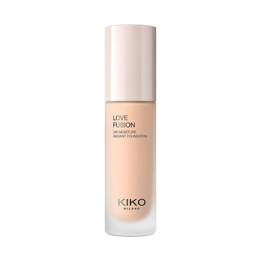 Тональный крем KIKO Milano Love Fusion 24H Moisture Radiant Foundation 30 мл, оттенок 3NG Neutral Gold — фото 4