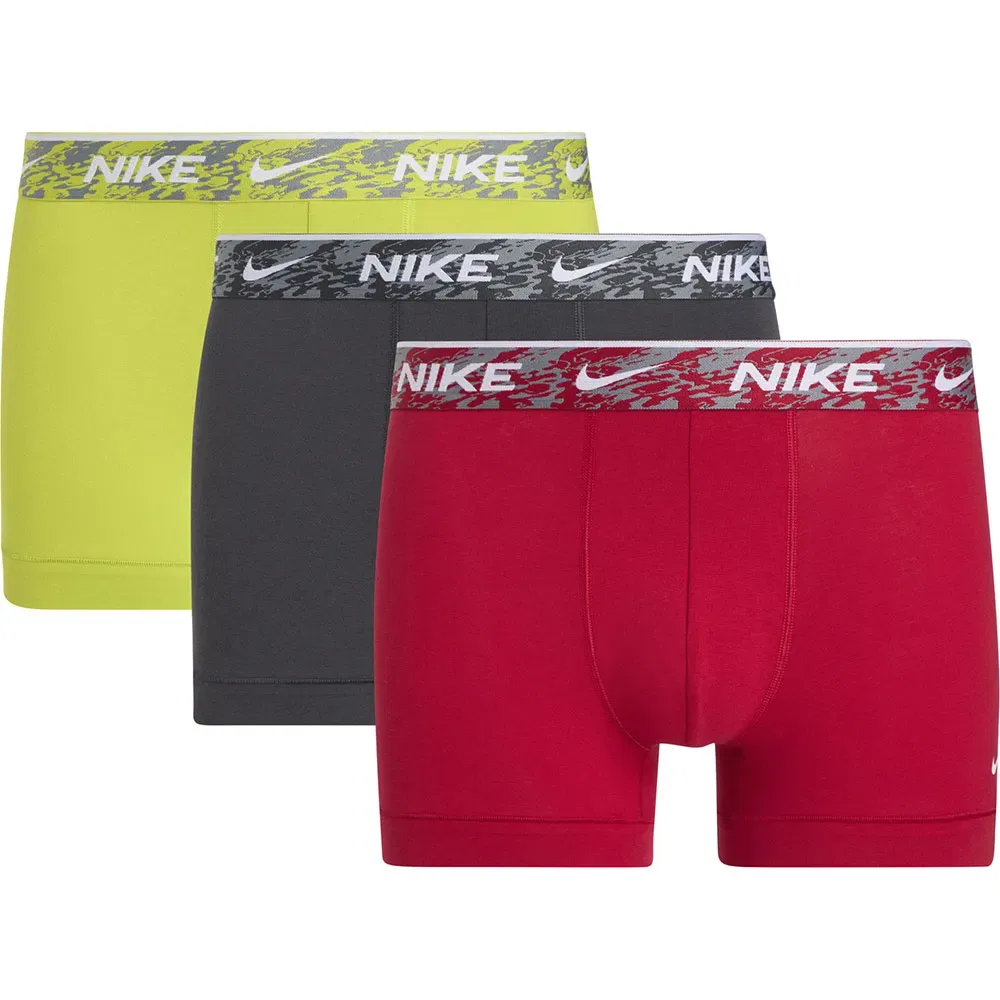 Боксеры Nike Eday Trunk, комплект 3 шт., Nike, мультиколор