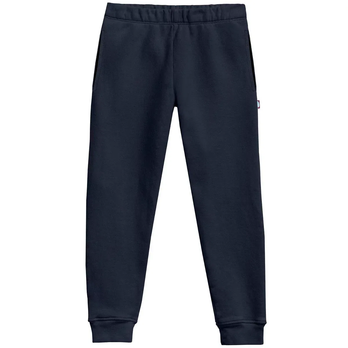 Детские джоггеры с карманами из флиса Cotton Fleece Pocket Jogger City Threads, Dark Navy — фото 3