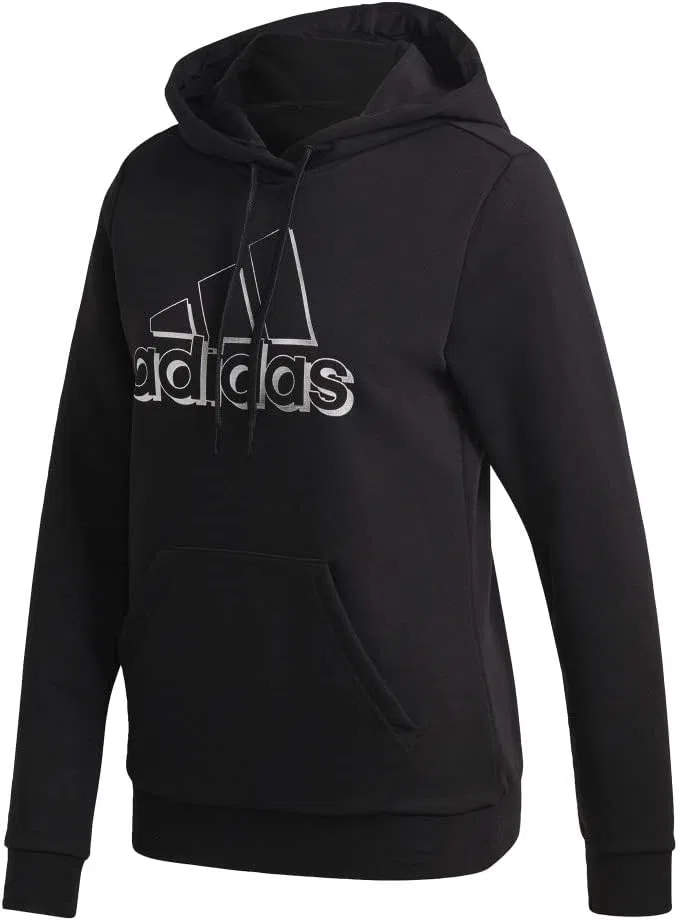 Женская толстовка с капюшоном камуфляж Adidas, Black