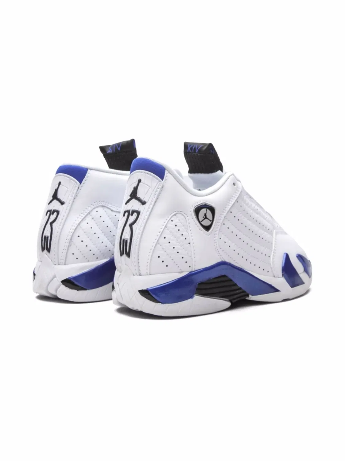 Кроссовки Air Jordan 14 Retro "Hyper Royal", белый — фото 2