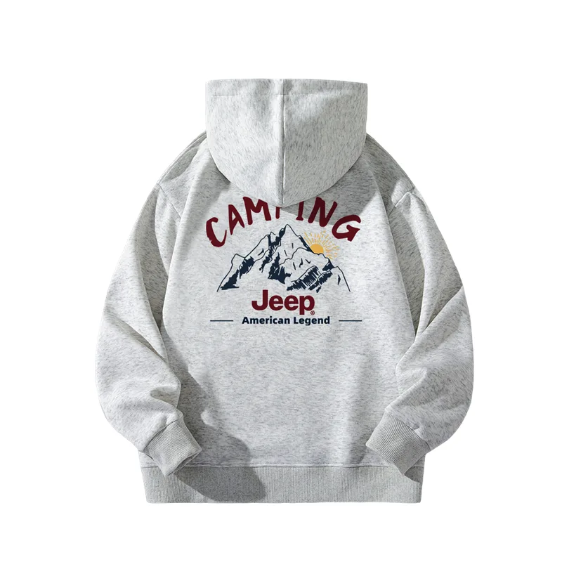 Свитшот для подростков Jeep, Heather Gray Fleece-Lined