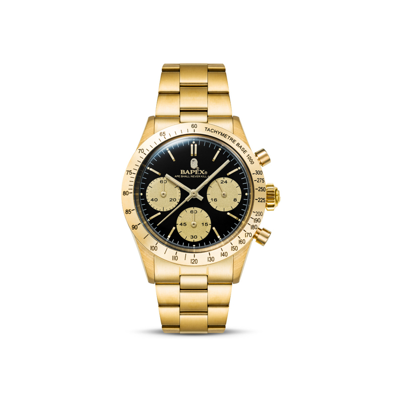 

A BATHING APE Часы Classic Type 4 x Watch Black, Black BKX
