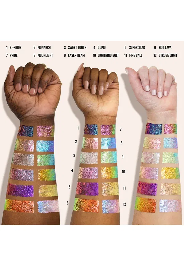 Бесконечные хромовые хлопья - тени для век 3.8 г Danessa Myricks Beauty, цвет multi color — фото 2