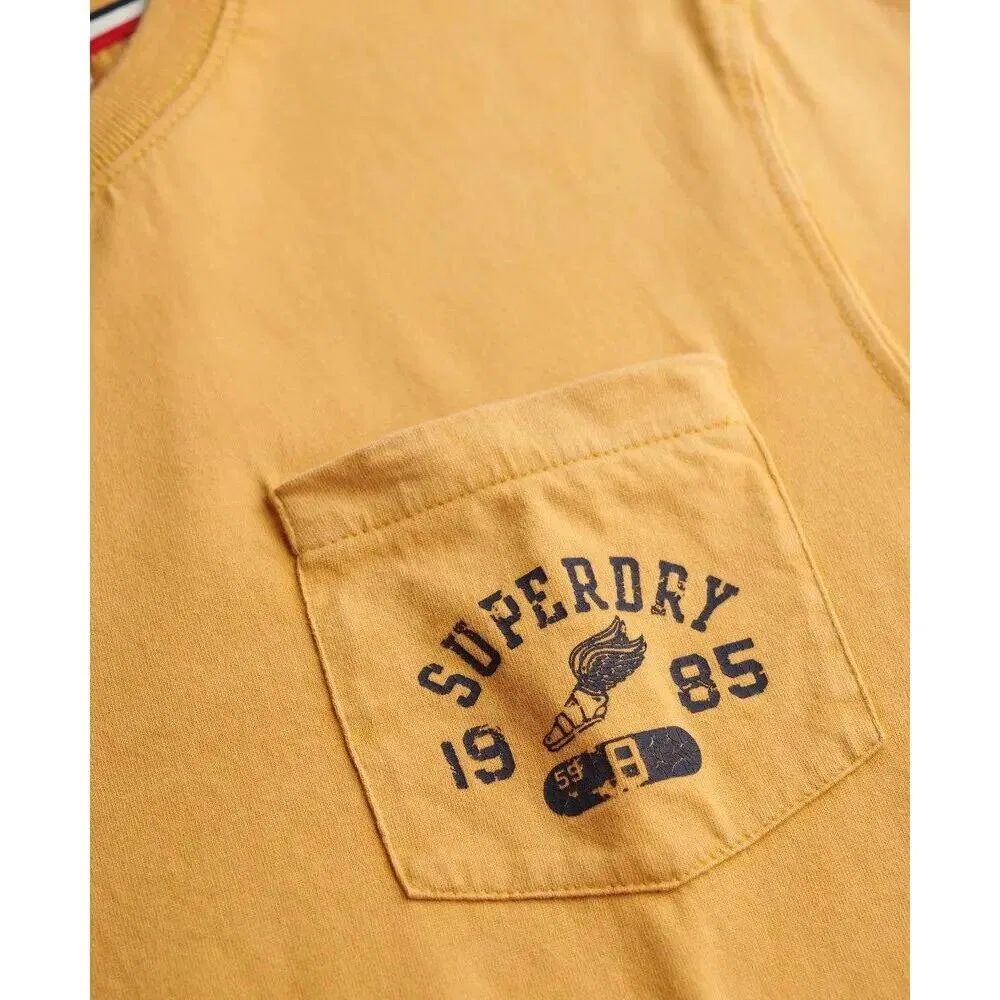 Мужская футболка с принтом Vintage Prep Superdry, Gelb — фото 2