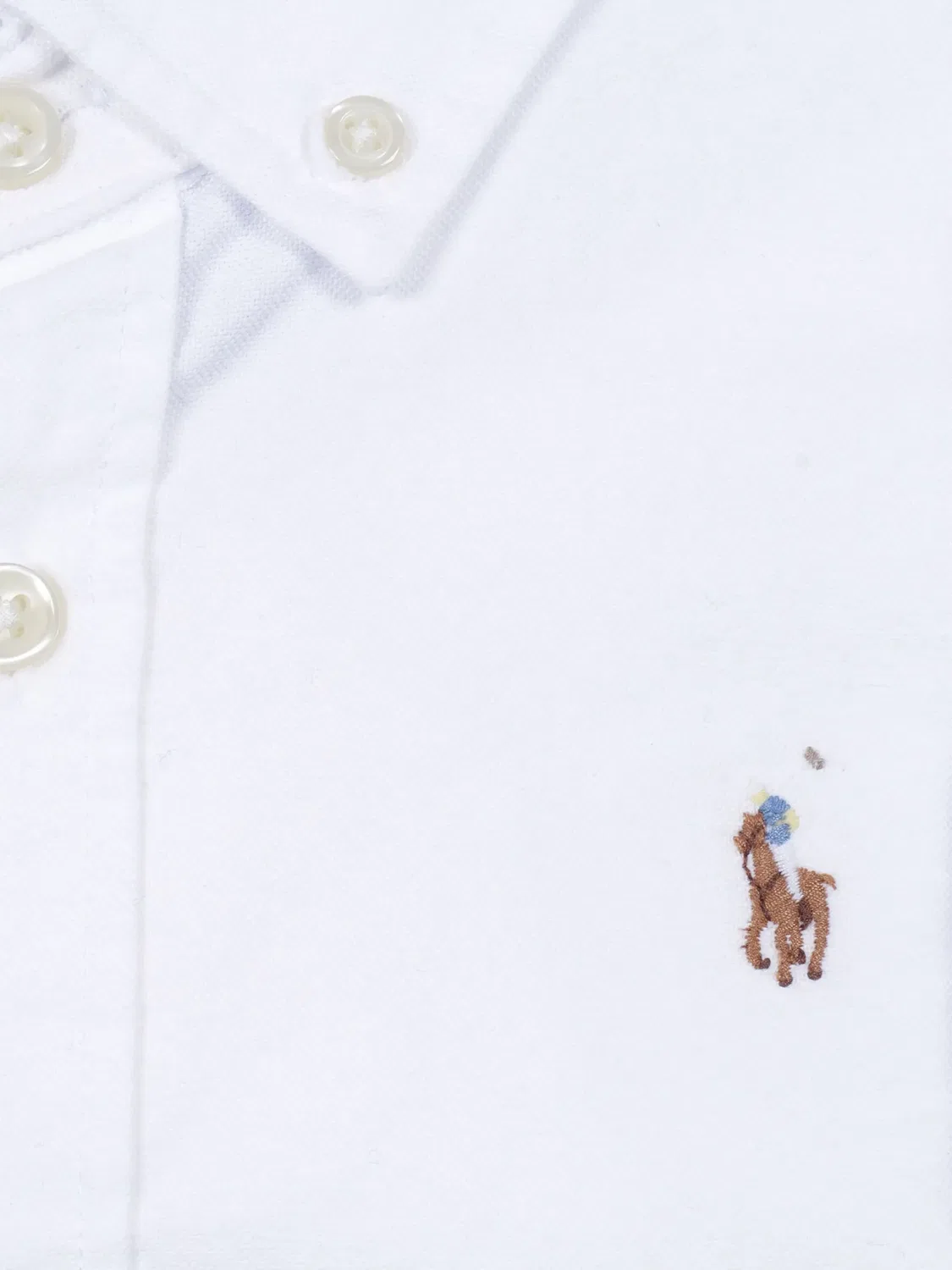 Рубашка с Логотипом Пони Polo Ralph Lauren, белый — фото 3