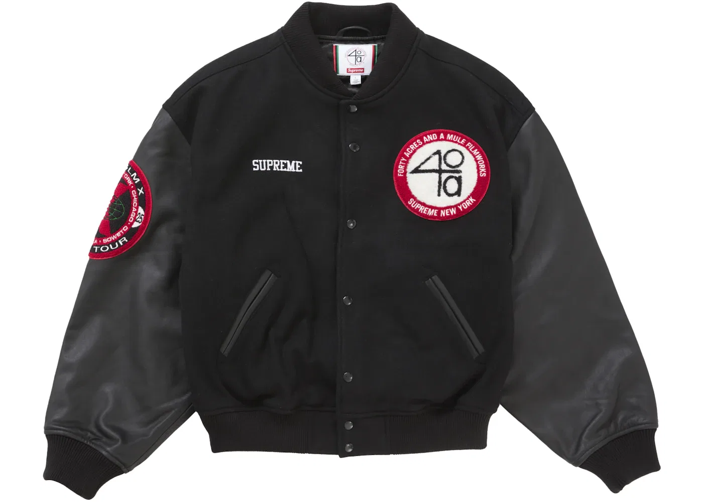 Мужская ветровка с принтом Malcolm X Supreme, Black