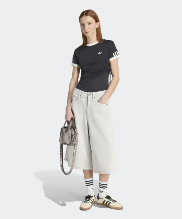 Футболка с двойным слоем Adidas, черный — фото 4