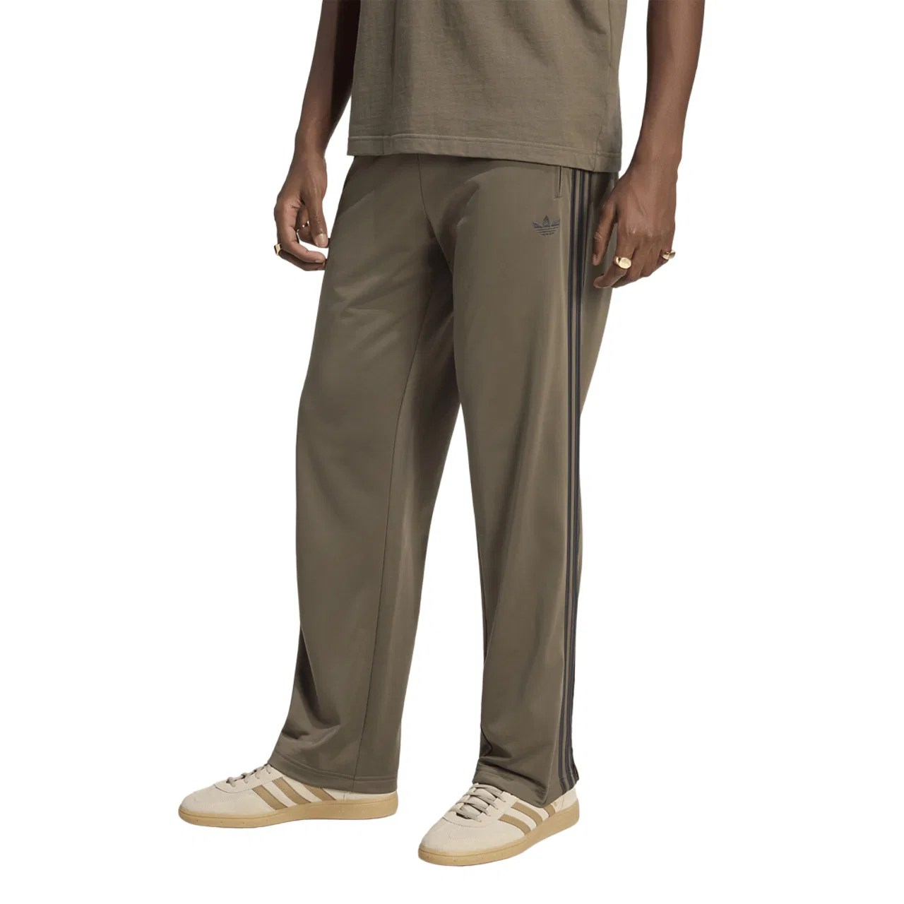 Мужские спортивные штаны с утяжкой Firebird Track Pants adidas, Black Olive Branch