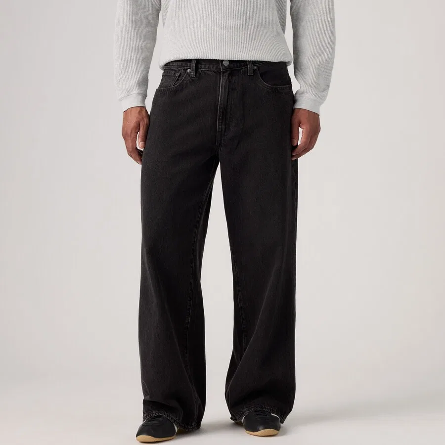 Джинсы LEVI'S Baggy Jeans 'Baggy Wide Leg' из черного денима — фото 2