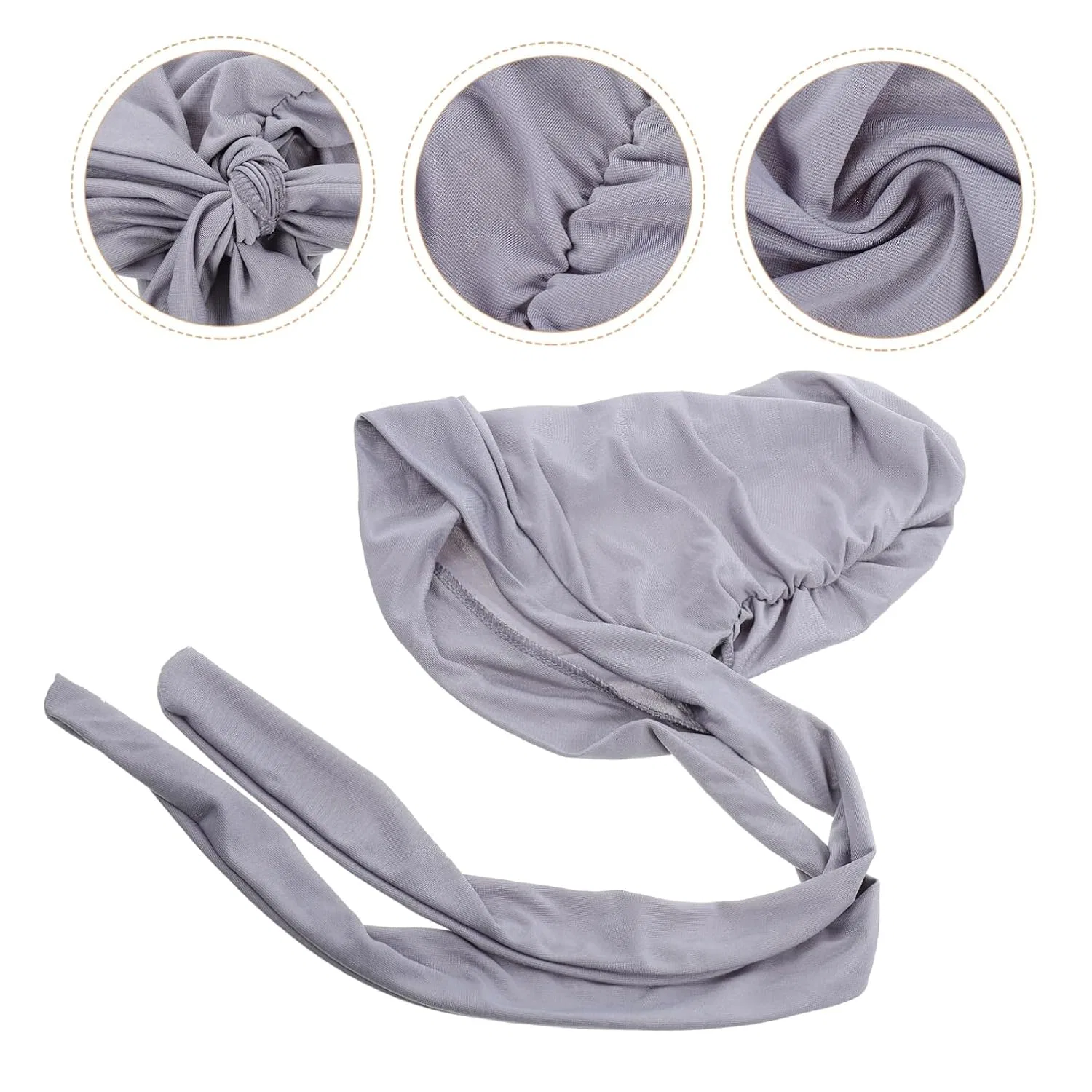 Шапочка для душа WATIIFUFU, Polyester, Grey — фото 2