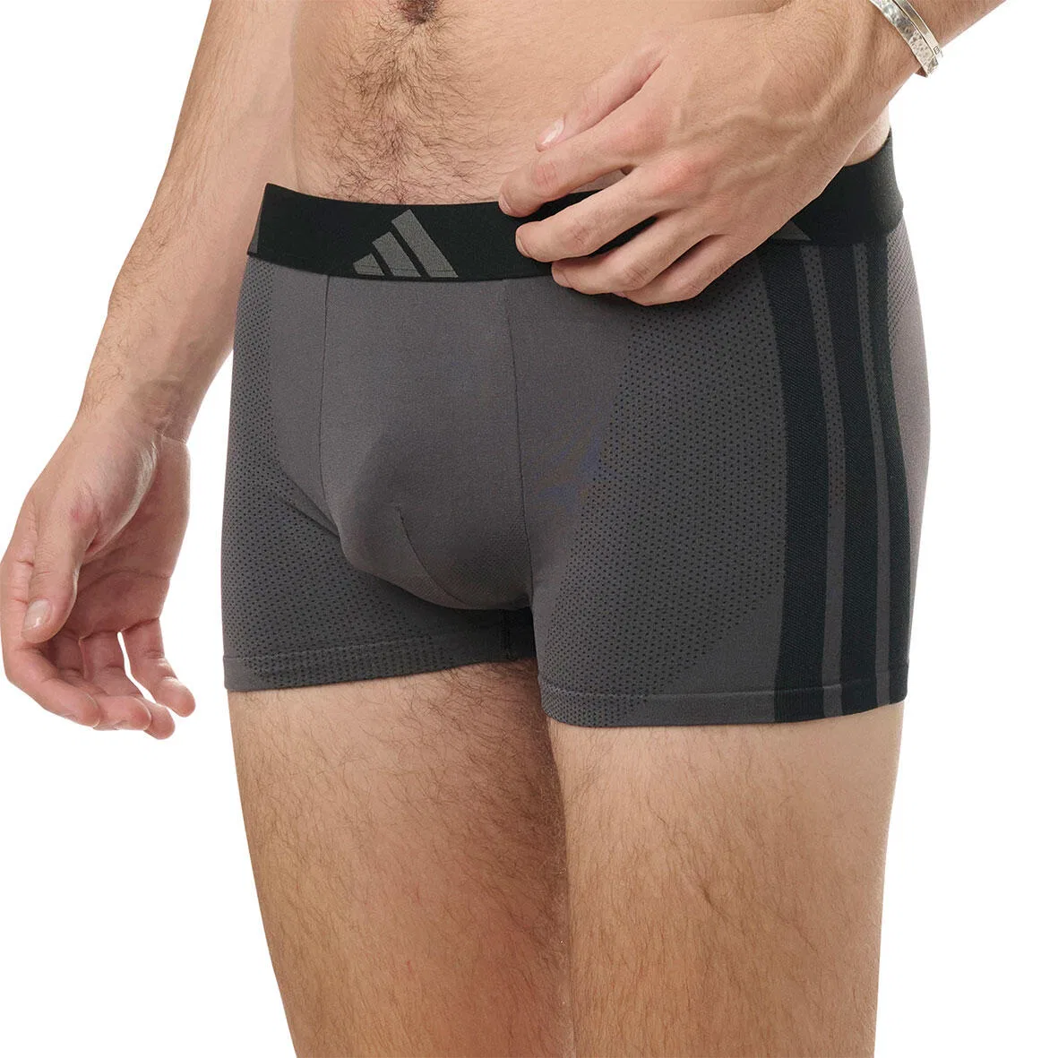 Мужские бесшовные трусы Active Micro Stretch Adidas, Schwarz — фото 4