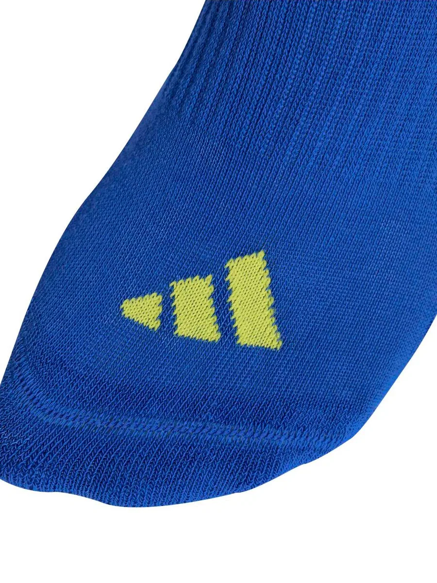 Носки ADIDAS PERFORMANCE синего, нефритового и белого цветов — фото 3