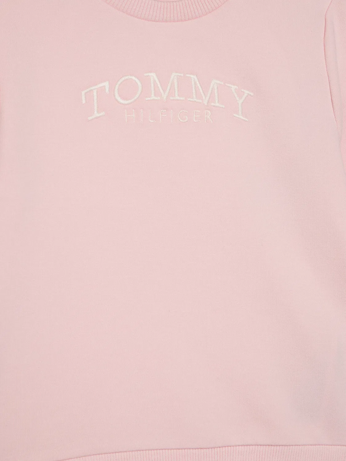 Спортивный костюм с широкими штанинами для девочки Monotype Tommy Hilfiger, розовый — фото 4