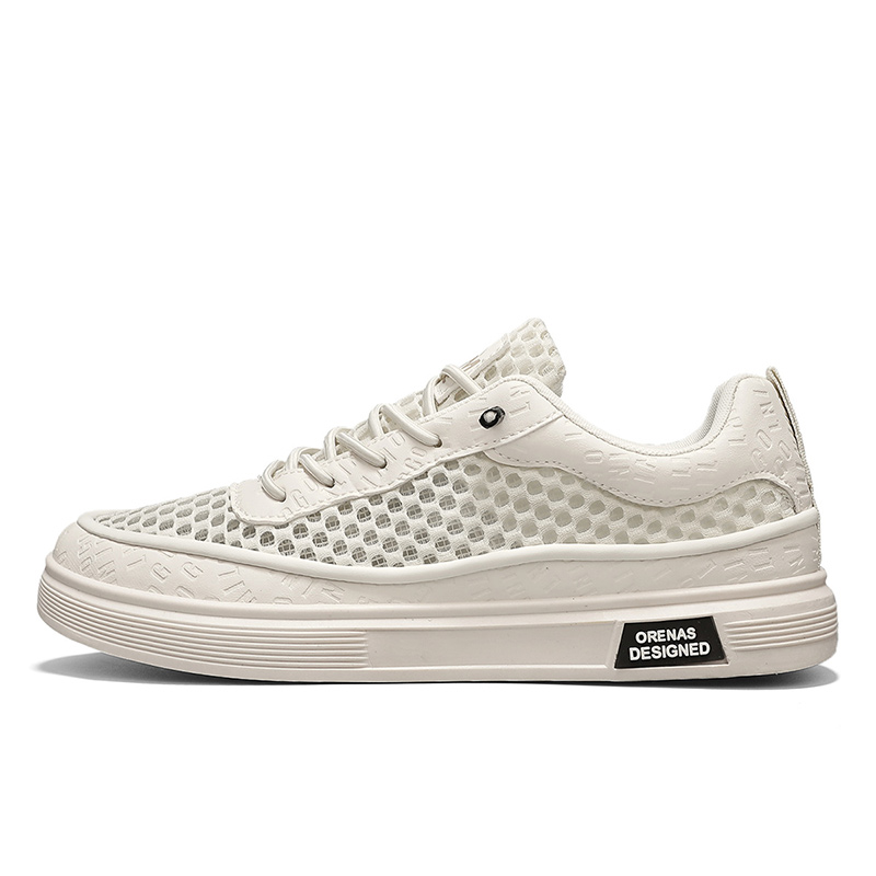 

Мужские кроссовки для скейтбординга Balance Low Top с противоскользящей амортизацией, легкие, дышащие Sportful, Beige