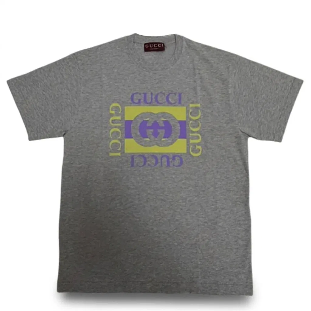 Женская футболка прямого кроя GUCCI, Gray