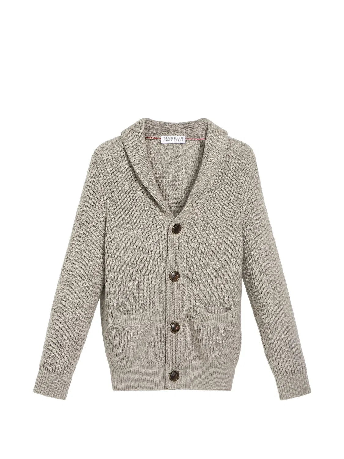Brunello Cucinelli Кардиган Malfilé хлопковый серый
