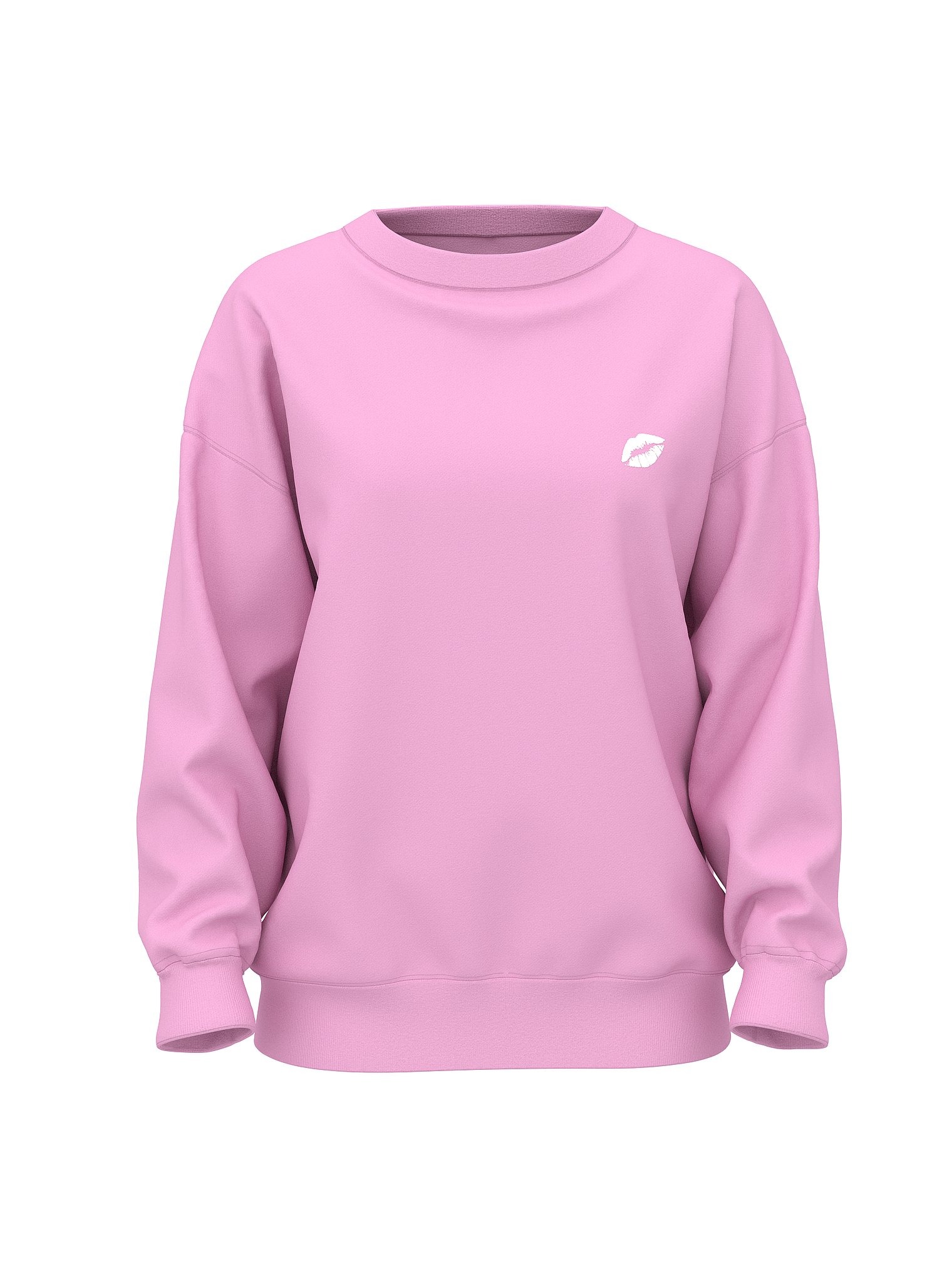 

Свитшот Victoria's Secret Angel Essentials Effortless Fleece Crewneck, розовый