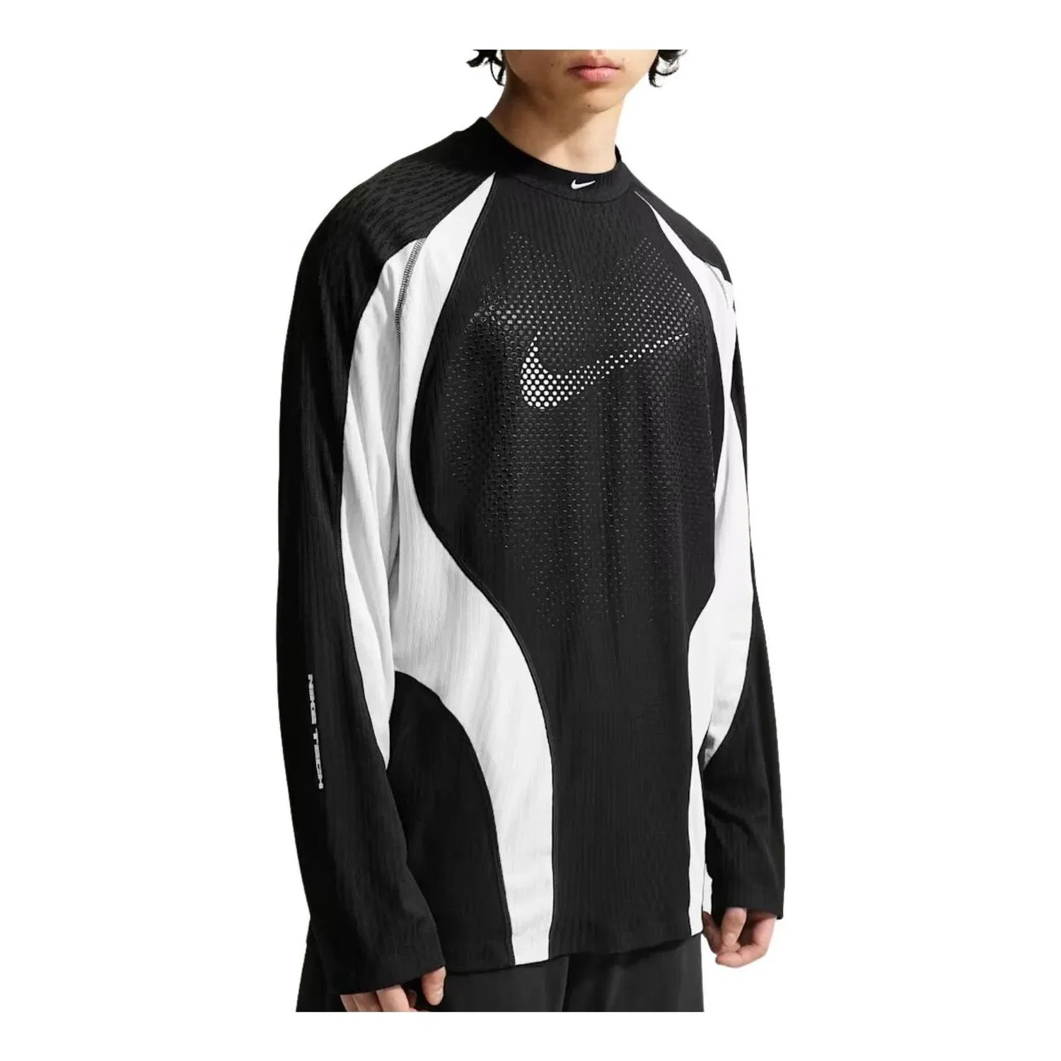 Мужская джерси с принтом Nike Tech Dri-FIT ADV, черный