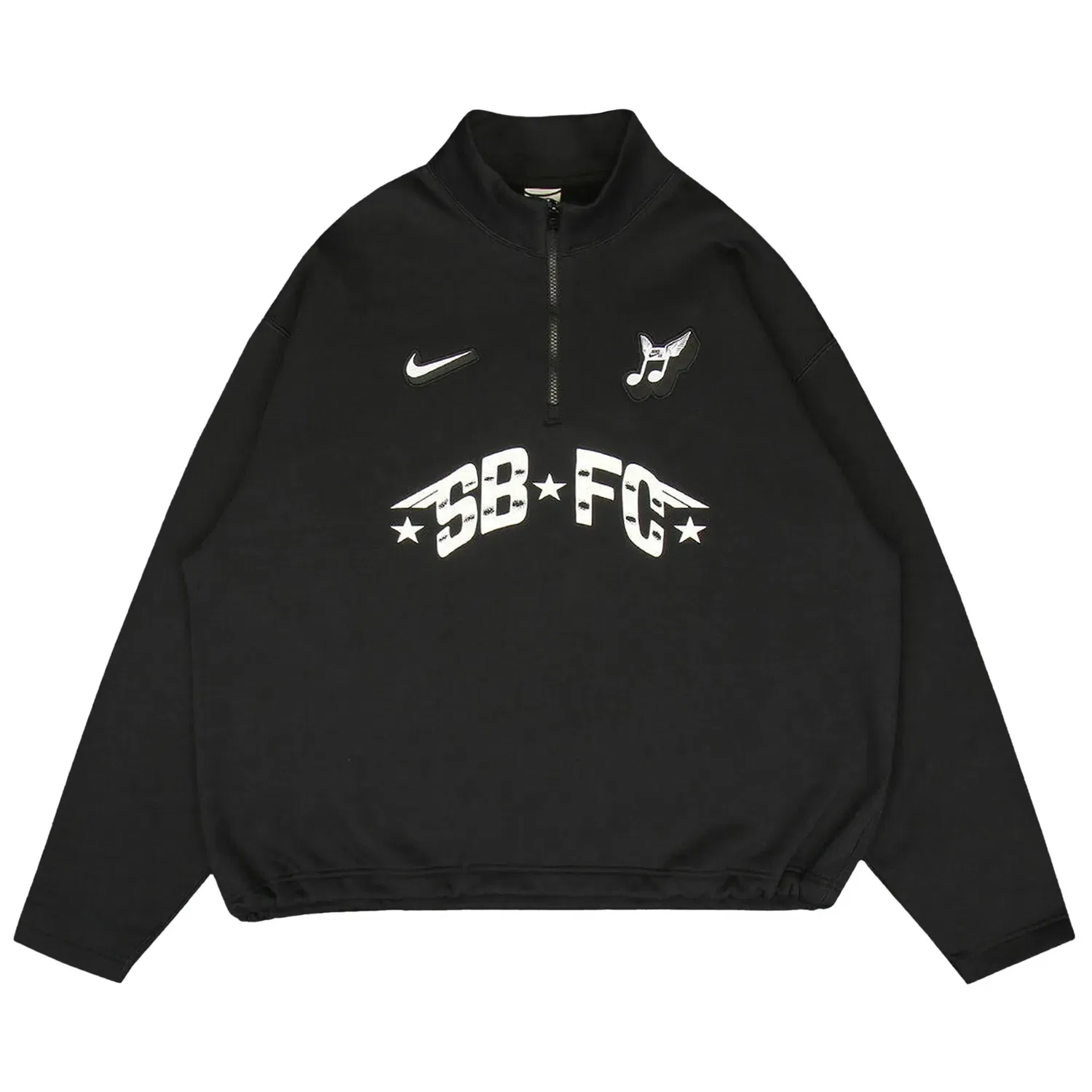 Свитшот на молнии с круглым вырезом Club 58 Nike, Black