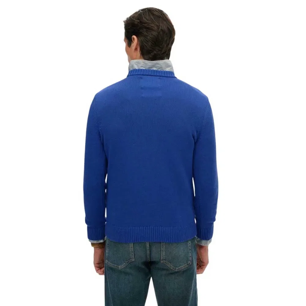 Свитер Preppy Cotton Superdry, синий — фото 2