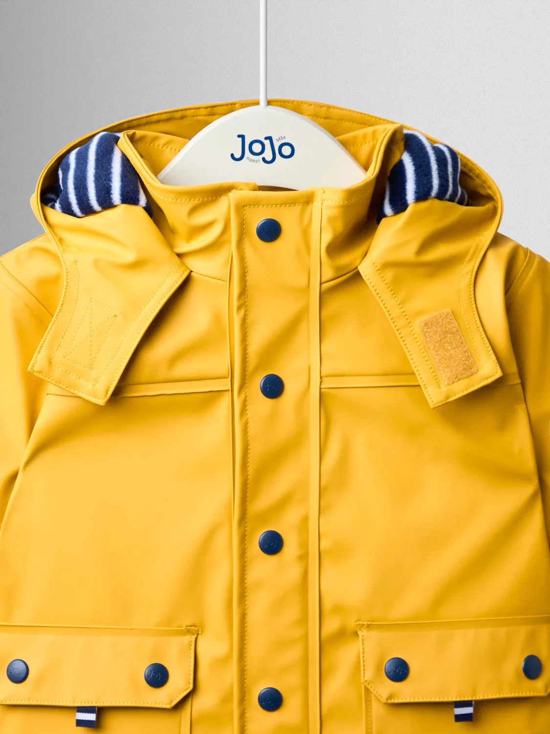 Куртка рыбацкая Fisherman's Jacket Jojo Maman Bébé, ярко-желтый — фото 3