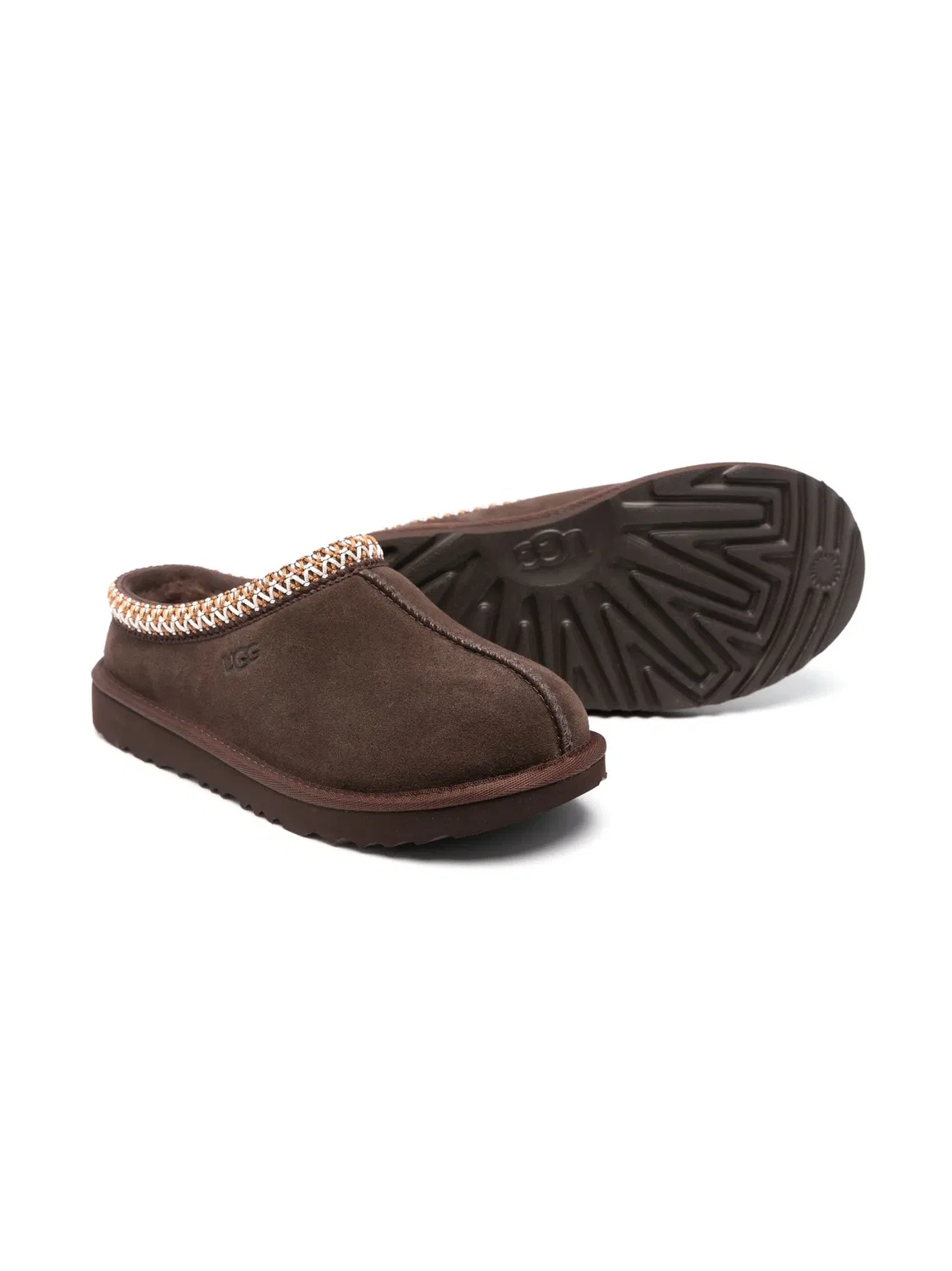 Тапочки Tasman II из телячьей замши UGG, коричневый — фото 2