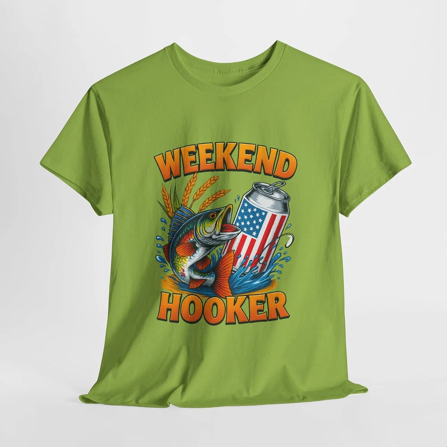 Мужская футболка с принтом Weekend Hooker, Kiwi — фото 2