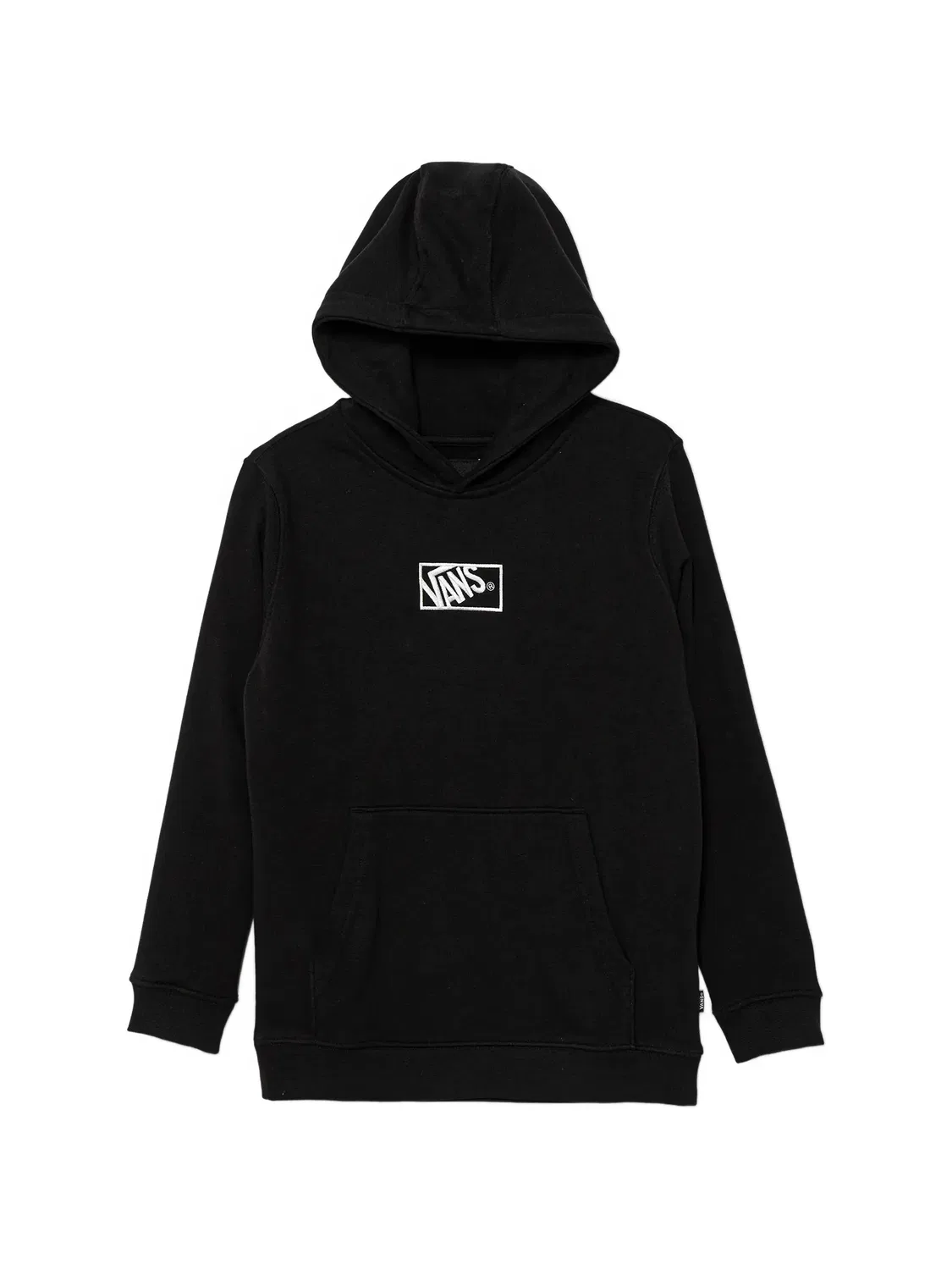 Худи с вышитым логотипом черное Vans, черный