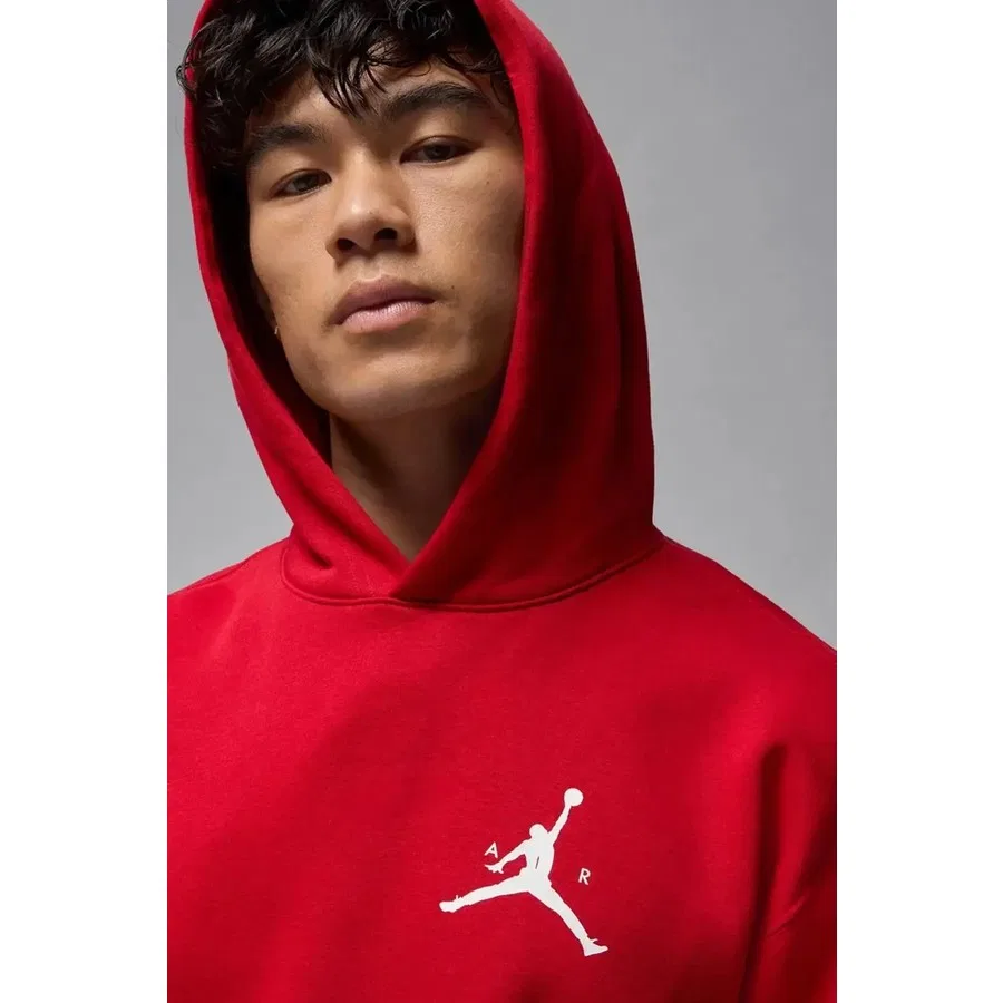 Худи из футера с капюшоном Jordan Jumpman Fleece Nike, Красный — фото 2