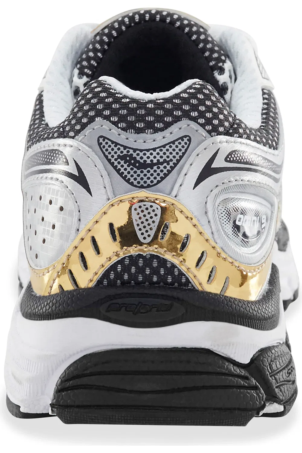 Кроссовки детские с сетчатым верхом ProGrid Omni 9 Saucony, Silver/Gold — фото 2
