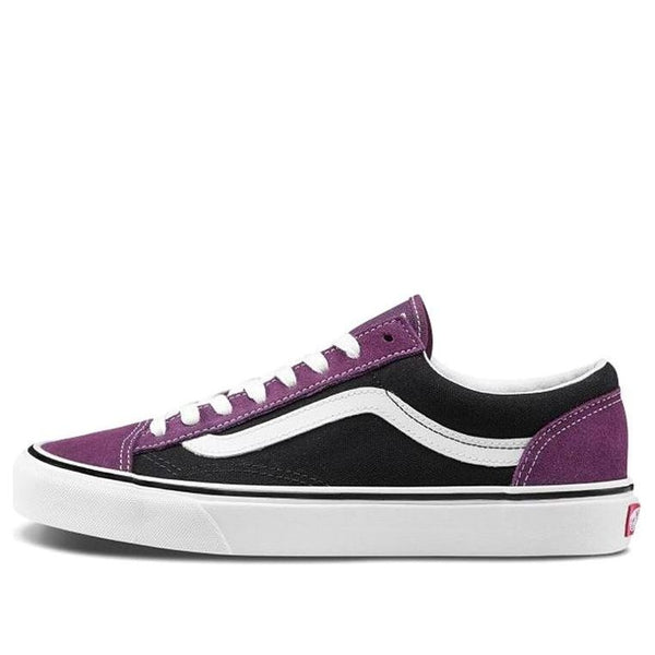 

Кроссовки style 36 vintage suede 'prune black' Vans, черный