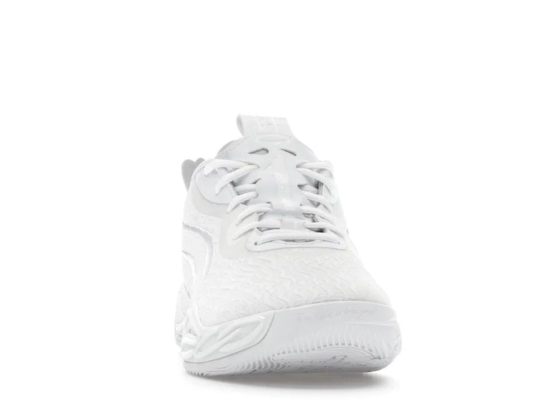 Детские кроссовки для мальчиков с принтом Puma LaMelo Ball MB.04 Lo Puma White — фото 2