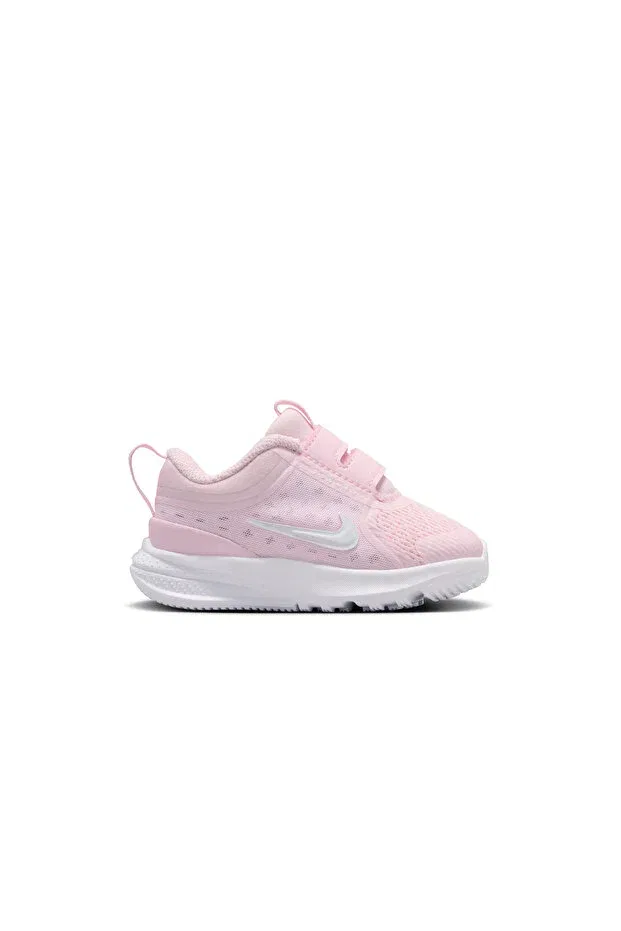 Детские кроссовки для девочек повседневные с принтом Star Runner 5 Nike, Pink/White — фото 2