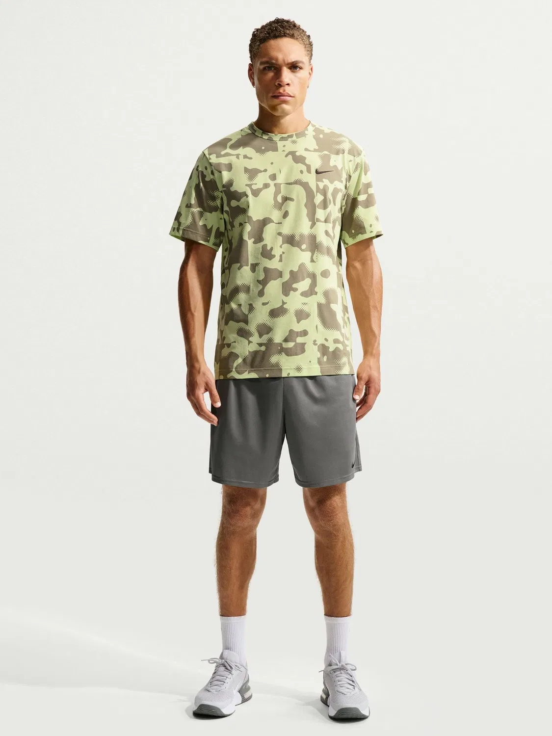 Шорты тренировочные Nike Dri-FIT Flex Totality, дымчато-серый — фото 2