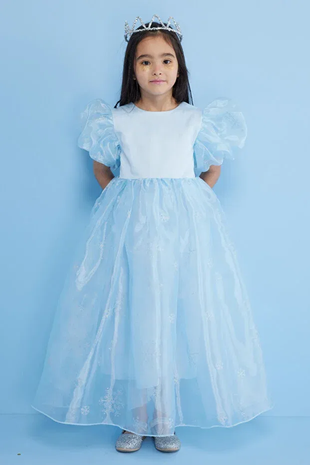 Детское платье с коротким рукавом Elsa Le Mabelle, Blue