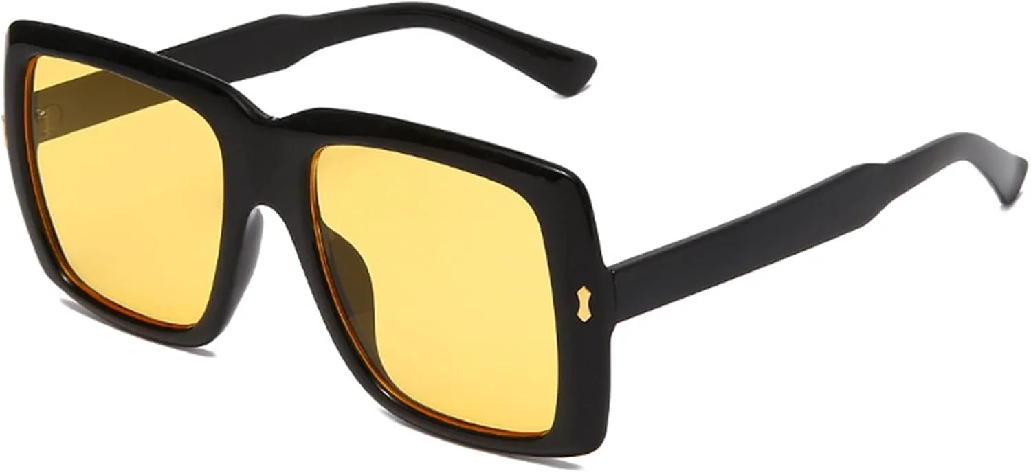 

Солнцезащитные очки в стиле ретро 2026 года для мужчин и женщин, большая оправа, для уличной стрельбы и защиты от солнца (Цвет: B, Размер: Средний) MTZJH, One Color