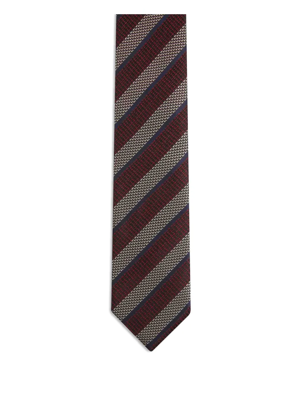 

Шелковый галстук с узором Zegna, красный